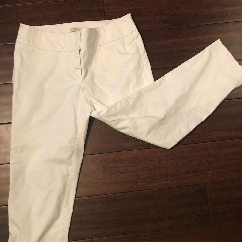White Gap ankle pant